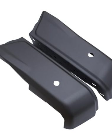 ApplianPar Driver and Passenger Side Rear Bumper Ends Steel with Parking Sensor Hole for Ford F150 2015-2020