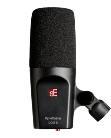 SE Electronics DCM6 Dynacaster DCM 6 Broadcast Microphone, Black