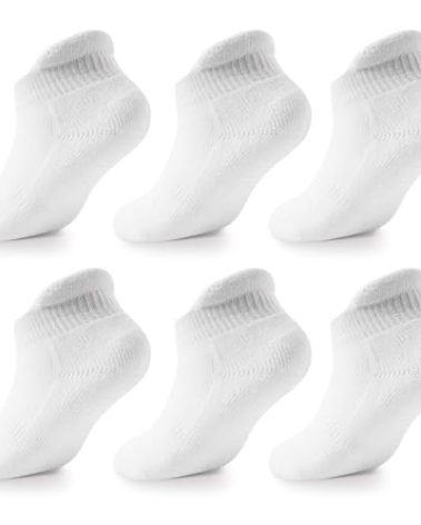 LA ACTIVE Non Slip Grip Ankle Boys and Girls Socks with Non Skid for Babies Toddlers and Kids Back to School, Ideal Gift for Mother's Day