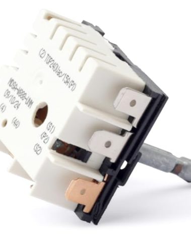 Dusledel Upgraded DG44-01002A Infinite Switch Energy Regulator Replacement for Samsung Range Burner Infinite Switch FCQ3 FE71 FER3 FTQ3 NE59, Replace 2087510 MDSA-W21-SKM