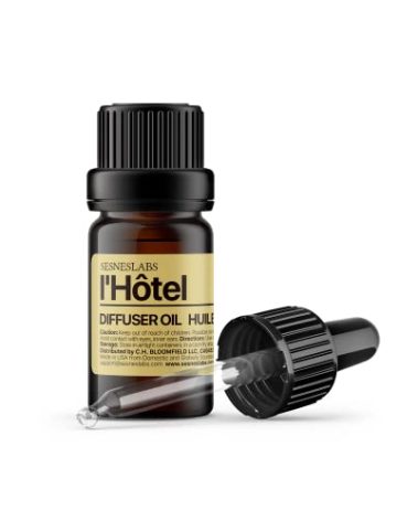 l'Hotel Diffuser Oil, White Floral Citrus Scent, Lifestyle Blend Neroli, Green Tea, Laurel Leaf, Musk Essential Oils Blend for Ultrasonic Diffuser
