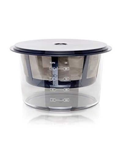 Euro Cuisine GY60 Greek Yogurt Maker with Ultra Fine Mesh Stainless Steel Strainer Basket, BPA Free, Patented Greek Yogurt Strainer, Ideal for Healthy Homemade Yogurt, Dips, and Desserts