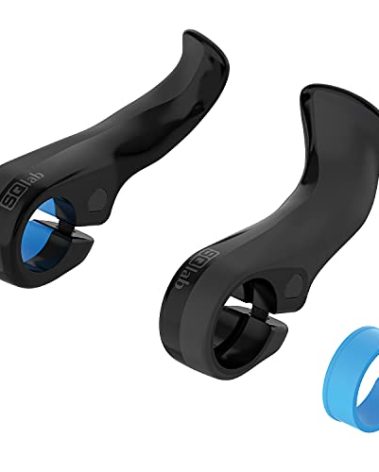 SQlab Unisex - Adult 411 Innerbarends 2.0 Indoor Bicycle Bar Ends, Black, One Size