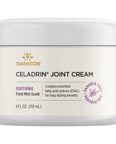 Swanson Celadrin Joint Cream 4 fl Ounce (118 ml) Cream