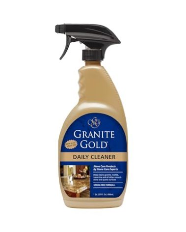 Granite Gold Daily Cleaner for Granite, Marble & Other Natural Stone & Quartz Surfaces, 32 Ounces
