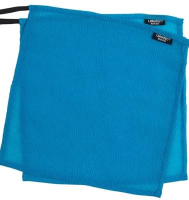 Lunatec® Self-Cleaning Washcloth. A Camping & Travel Essential. Quick Drying, Light Exfoliator, Odor-Free & Lathers Great. (Blue 2pack)