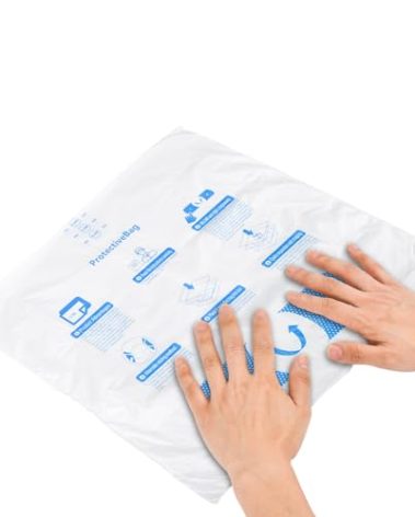 2Pcs 14”x16” Expanding Foam Packaging for PC, Electronics & Irregular Items - Shockproof Expandable Packing Foam, Protective Material for Fragile Devices & Custom Shapes