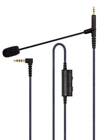 Ablet Boom Microphone Cable - Boompro Gaming Mic Compatible with Sennheiser HD598, HD598Cs, HD560s, HD598SE, HD620S, HD400PRO, HD599 Headphones - Xbox One PlayStation PS4 Controller, PC(150CM)