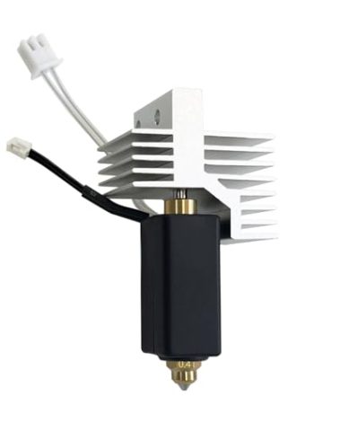 RugooSpink Upgrade Ceramic Hotend for Elegoo Centauri Carbon Hotend Print Head Extruder Hot End with 0.4MM Brass-Hardened Steel Nozzle Heating Element for Elegoo Centauri/Centauri 3D Printer