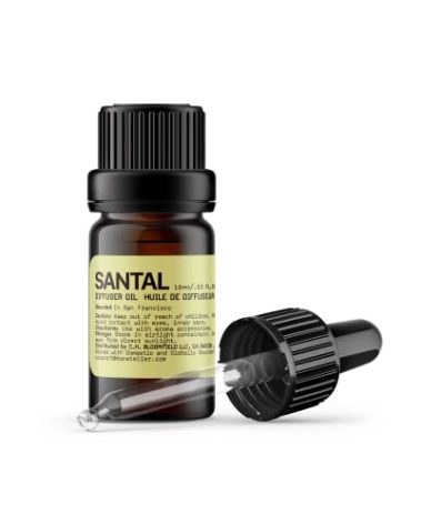Doratelier Santal Diffuser Oil, Niche Scent, Smoky Classic Luxury Papyrus,Cardamom,Sandalwoods Essential Oils Blend for All Ultrasonic Diffuser Scent Projects(10mL/.33 FL oz)