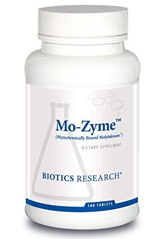 Biotics Research Mo-Zyme Molybdenum 50 micrograms, Liver Support, Detoxification, Essential Trace Element, Healthy Metabolism, Antioxidant Support 100 Tablets