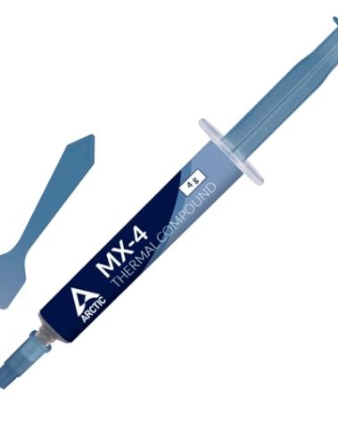 ARCTIC MX-4 (incl. Spatula, 4 g) - Premium Performance Thermal Paste for All Processors (CPU, GPU - PC), Very high Thermal Conductivity, Long Durability, Safe Application