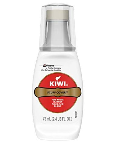 KIWI Scuff Cover, White, 2.4 oz (1 Bottle with Sponge Applicator)