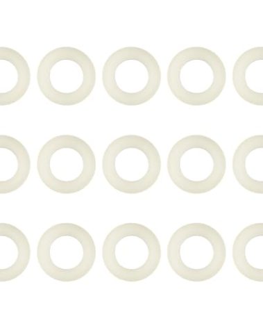 FERRODAY (15) Premium Nylon CO2 Regulator Washers Classic Modeling Fits All CGA-320 Fittings - White