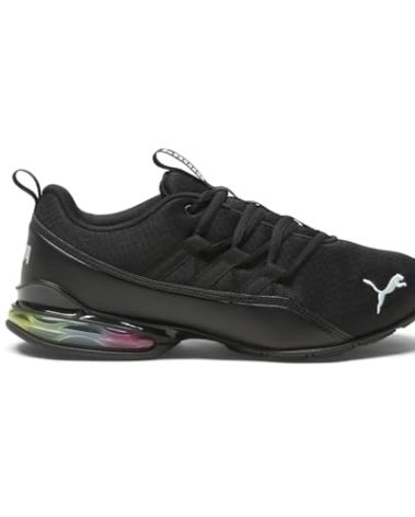 PUMA Womens Riaze Prowl Rainbow Lace Up Sneakers Shoes Casual - Black - Size 7.5 M