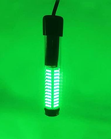 SAMDO Underwater Fishing Light Fish Light IP68 12V 180 SMD LED 1080 Lumens Fishing Boat Night Light 10.8W (Green)