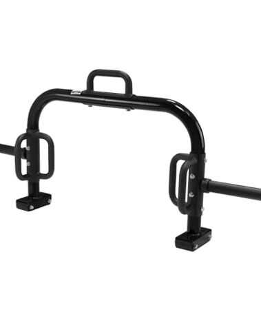 CAP Barbell Deluxe Open Trap Bar, Hex Bar, Shrug Bar, Deadlift Bar for Olympic and Standard Plates - Black