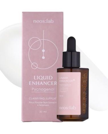 neos:lab Liquid Enhancer Pycnogenol 1.01 fl.oz. (30ml) - Pinus Pinaster Bark Extract, 4-Terpineol, Tea Tree, Facial Serum for Skin Calming, Balanced Skin