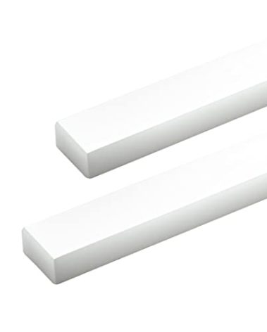 POWERTEC 36" HDPE Miter Bar for Table Saw Sled, Taper Jig, Miter Slot Runners, Fits 3/4" x 3/8" Slot on Table Saw, Router Table, Band Saw, Wood Working Tools & Accessories, 2PK (71636)