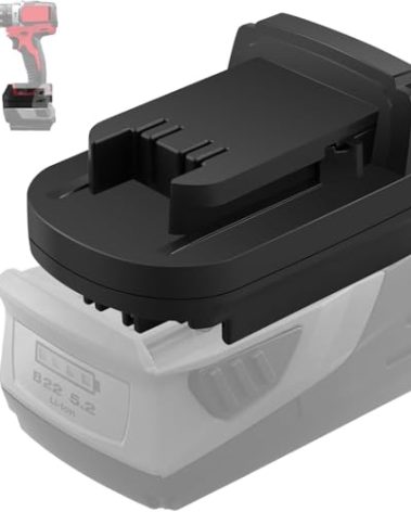 DEWDYS Adapter for Hilti to M18 Battery,for Hilti 22V B22 Li-ion Battery Convert to for Milwaukee 18V M18 Batteries,Power for Milwaukee 18Volt Cordless Drill/Driver Power Tools