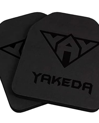 vAv YAKEDA Tactical Airsoft Paintball EVA Vest Inner Liner Foam 10 in x 12 in Black 2 PCS Pad Plates
