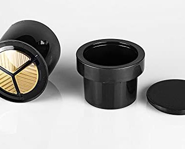 Designandgrace Coffee-4-me Single Cup Sustainable, Drip Coffee, Pour Over, Gold Titanium Coffee Filter. Portable and Suitable For Travel. Swiss Design.
