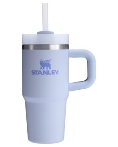 Stanley Quencher H2.0 Tumbler with Handle and Straw 14 oz | Flowstate 3-Position Lid | Cup Holder Compatible for Travel | Insulated Stainless Steel Cup | BPA-Free | Dew Drop