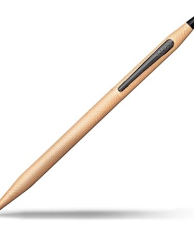 Cross Classic Century Refillable Ballpoint Pen Presented in a Luxury Gift Box - Medium Point, Black Ink, Brushed Rose Gold