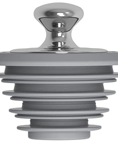 Bathtub Drain Stopper,Tub Stopper,Silicone Bathtub Stopper, Washbasin Drain Plug(Gray,Patented Product)