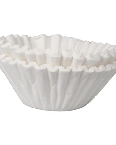 BUNN Commercial Tea & Paper Coffee Filters, 20138.1000 White, 1.5 Gallon, 500 count