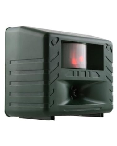 Bird-X Yard Gard, Electronic and Ultrasonic Animal Stopper Device with Motion-Sensor, Easy to Install, Covers up to 4,000 sq. ft., 15-25 kHz Frequency, 6.75" x 5.5" x 3.5"