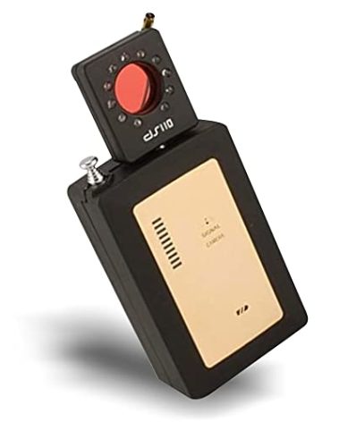 Spy Hawk Law Grade Counter Surveillance PRO Sweep 10GHz - Radio Frequency Detection + Camera Lens Finder. Handheld Bug Sweep Detects All Active GPS Live Trackers + All Hidden Cameras