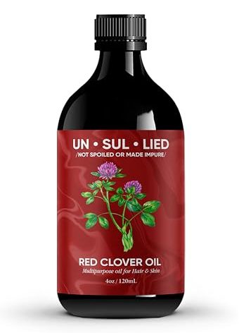 UN·SUL·LIED Red Clover Multipurpose Oil For Hair and Skin, 4 oz
