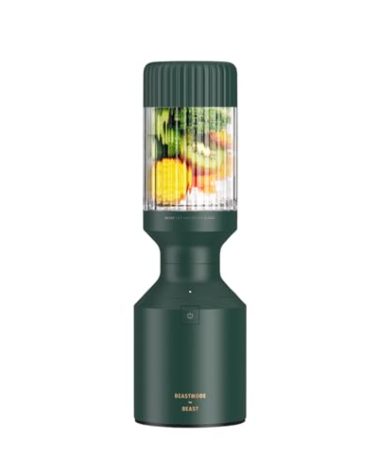Beastmode by Beast Health Blender | Beast Health x Marshawn Lynch | Blend Smoothies and Shakes, Kitchen Countertop Design, Straw Cap and Straws Included,1200W (Forest Green)