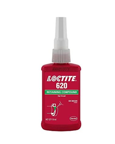 Loctite 620 442-62040 50ml Retaining Compound, High Temperature, Green Color
