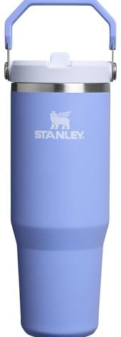Stanley IceFlow 2.0 Flip Straw Tumbler with Handle 30 oz | Twist On Lid and Flip Up Straw | Leak Resistant Water Bottle | Insulated Stainless Steel | BPA-Free | Hydrangea