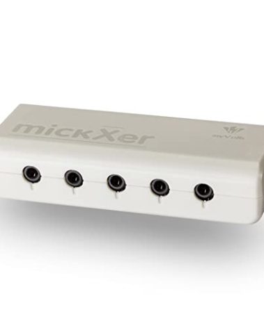 myVolts mickXer 5-way Passive Mixer with Noise Filtering - Cool Grey