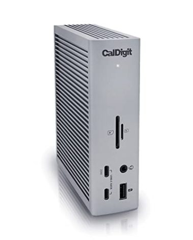 CalDigit TS4 Thunderbolt 4 Dock - 18 Ports, 98W Charging, 40Gb/s Thunderbolt 4, USB-A/C, 2.5GbE, 8K/6K Displays, Mac/PC/Chrome Compatible