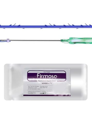 Firmosa Pdo Thread for Face Lift Whole Body Lift 360R Cog Thread Korea Pdo Cog Threads Effectively Lift Sagging Skin(Cog 4D L 21G 100 mm,10pcs)