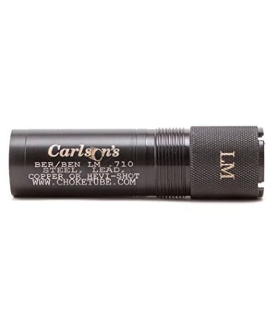 Carlsons Choke Tubes 12 Gauge Compatible for Beretta Benelli Mobil [ Light Modified | 0.710 Diameter ] Stainless Steel | Blued Sporting Clays Choke Tube | Made in USA