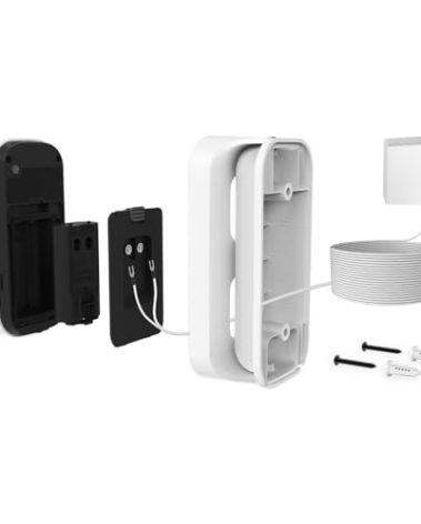myQ Smart Garage Door Video Keypad Wired Power Adapter Kit-Works with Chamberlain, LiftMaster and Craftsman openers, White