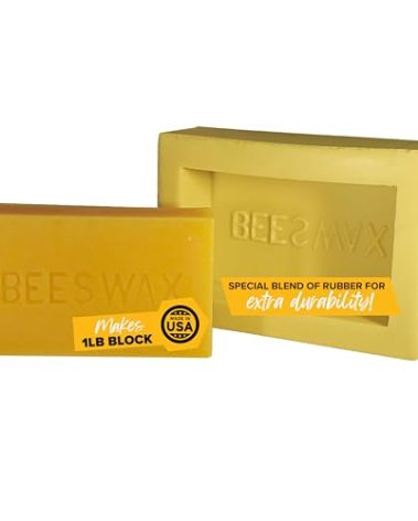 Mann Lake 1 lb Beeswax Bar Mold, Durable Reusable Rubber Mold for Soap, Candle & Wax Block Crafting, Easy Release, Flexible Molding Tool for DIY, Handmade & Natural Projects
