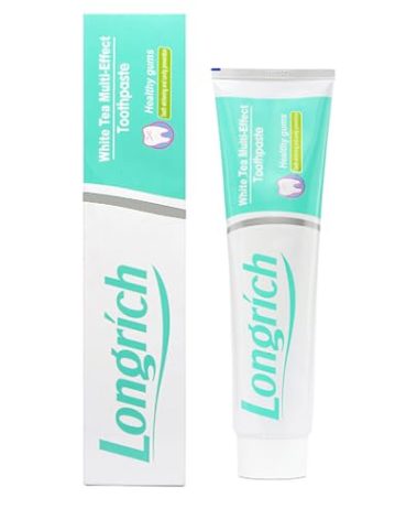 Longrich Toothpaste White Tea Multi-Effect, Fluoride Free.
