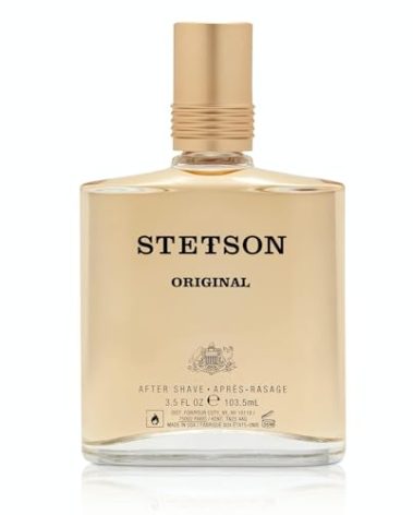 Stetson Black - Cologne for Men - Woody, Dark and Spicy Scent with Fragrance Notes of Sandalwood, Spices, and Suede - 1.5 Fl Oz