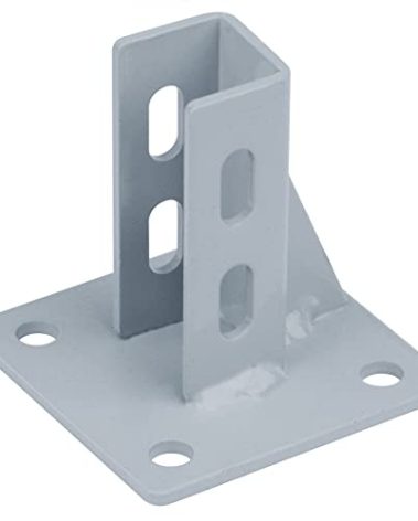 6 Pcs Floor Mount Base for 2020 T Slot Aluminum Profile, Floor Flange Anchor Bracket, 1/8" Thick