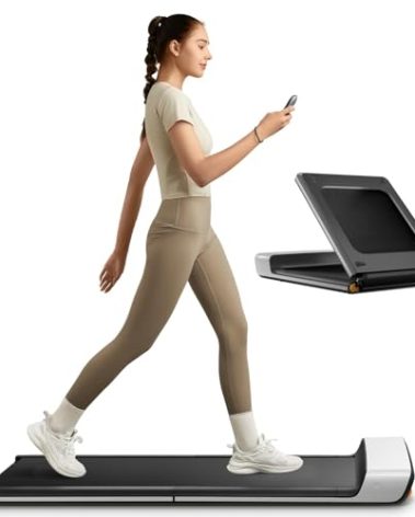 WALKINGPAD P1 Foldable Walking Pad Treadmill for Home Office, Under Desk Treadmill with Adaptive Speed Control, Compact Design for Small Spaces, No Assembly Needed