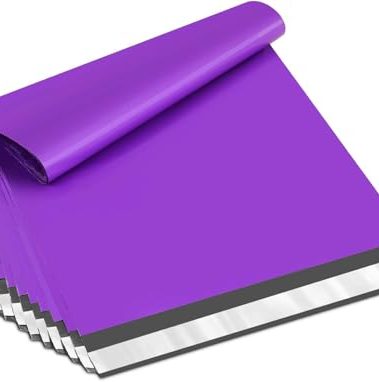 UCGOU Poly Mailers 14.5x19 Inch Purple 200 Pack Large Shipping Bags #7 Strong Thick Mailing Envelopes Self Sealing Adhesive Waterproof and Tear Proof Boutique Packaging Postal for Clothing