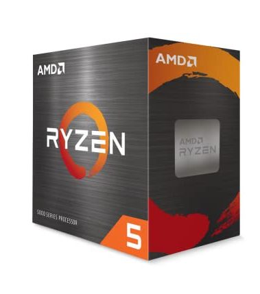 AMD Ryzen 5 5500 6-Core, 12-Thread Unlocked Desktop Processor with Wraith Stealth Cooler
