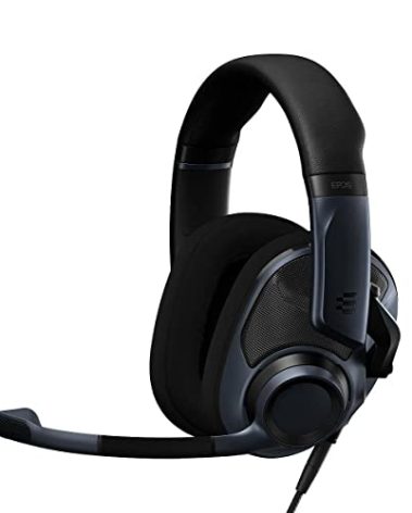 EPOS H6Pro Open Acoustic Gaming Headset with Mic – Lightweight Headband, Comfortable & Durable Design – Compatible with Xbox, PS4/PS5 & PC/Windows – Black