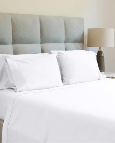 Jennifer Adams Essentials Queen Size Sheet Set 4 Piece, Microfiber Queen Bed Sheets Set - Breathable, Wrinkle & Fade Resistant - Deep Pockets up to 16” for Queen Size Bed (White, Queen)